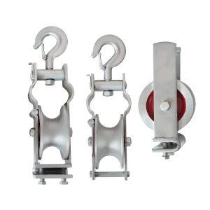 Aluminum Wheel Stringing Block Cable Pulley